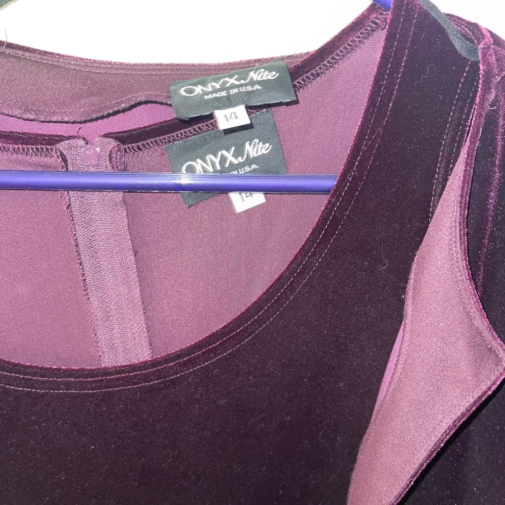 Light wear purple maxi dress